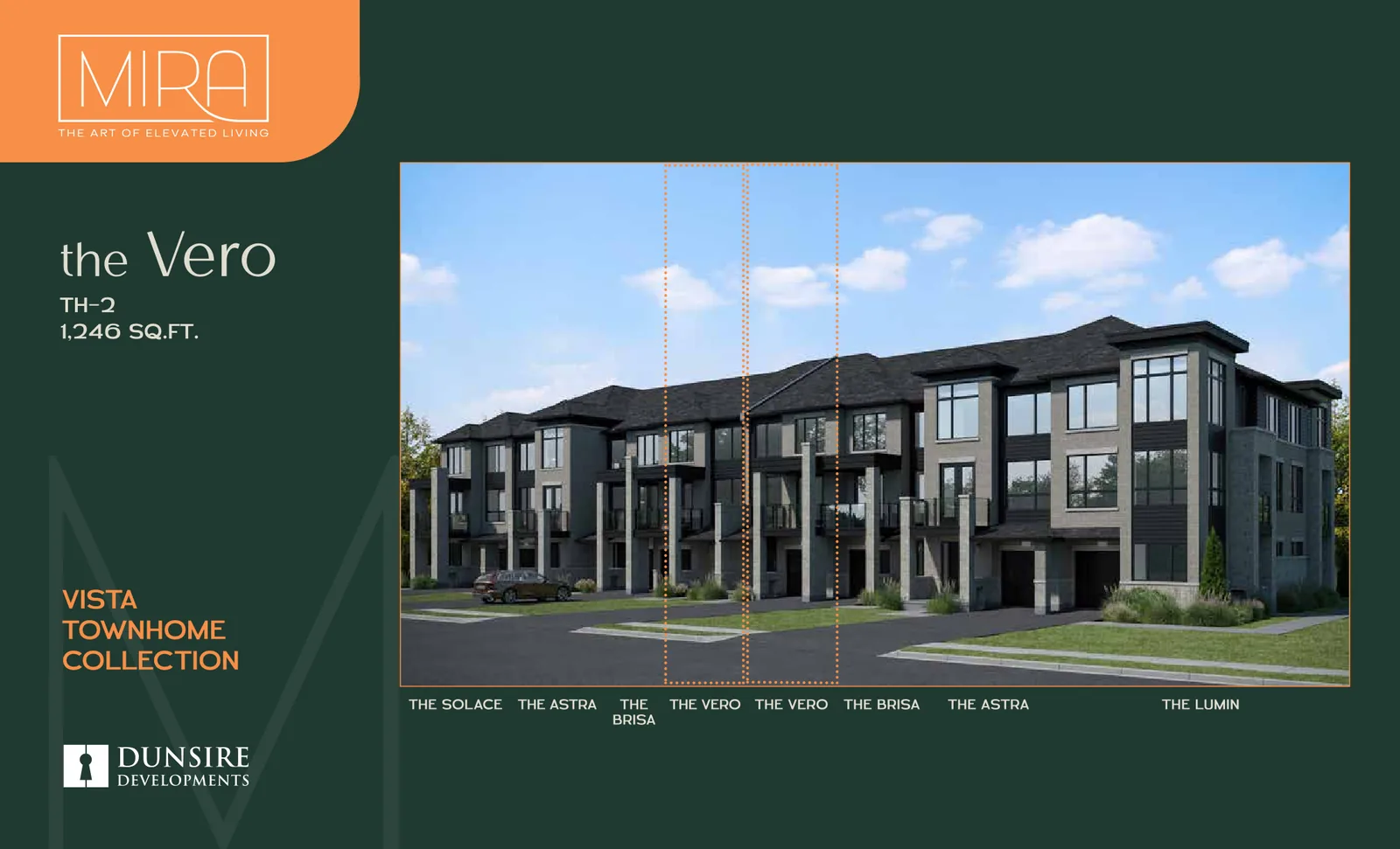 Vero model elevation, Mira Vista