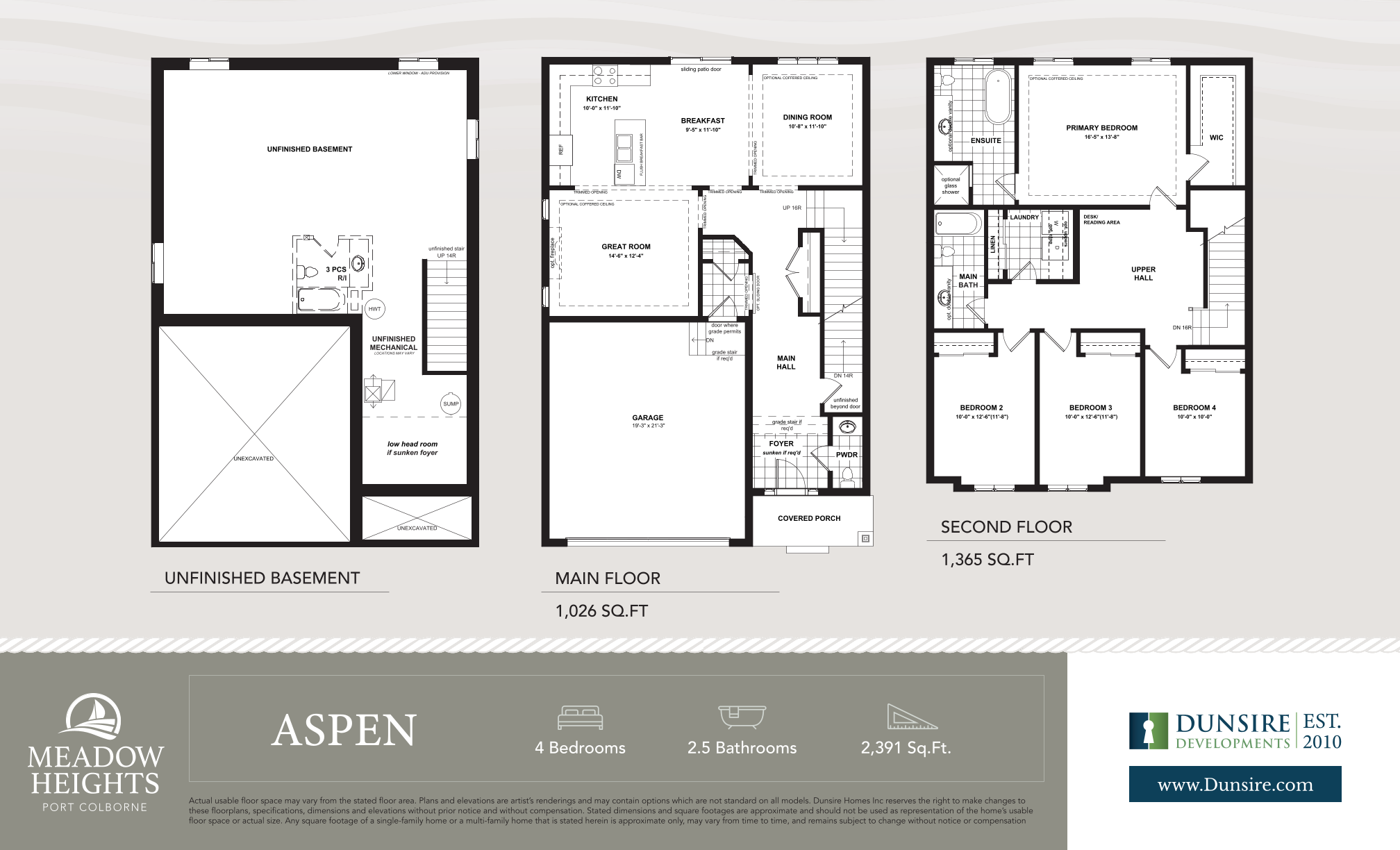 Aspen floor plan
