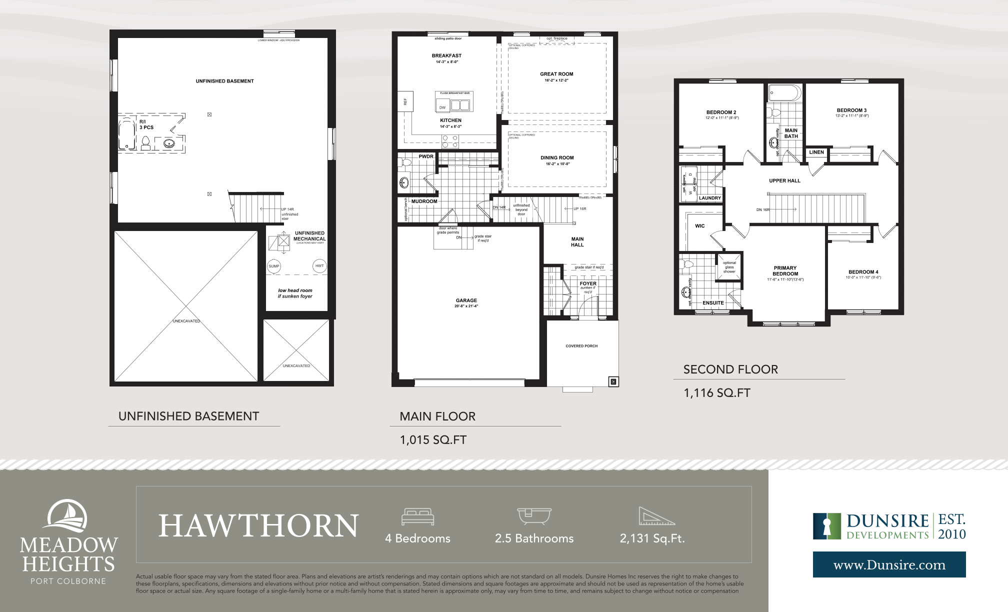 Hawthorn floor plan