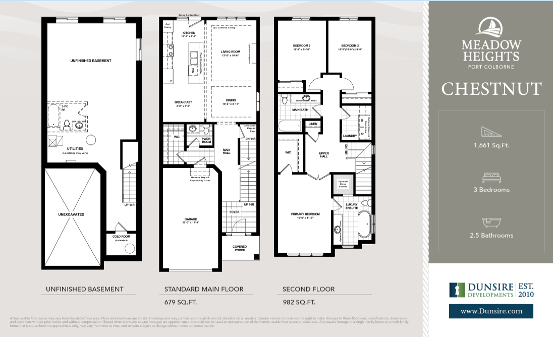 Chestnut floor plan